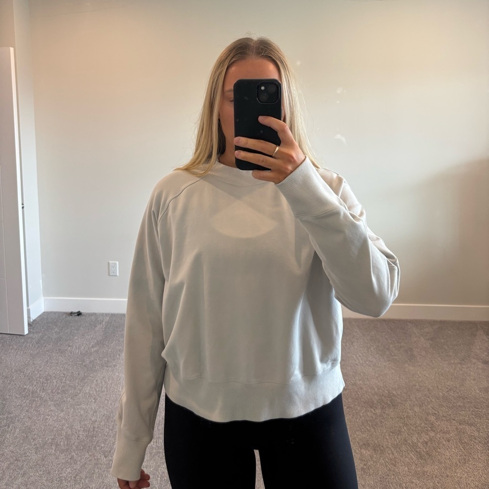 lululemon athletica Gray Sweatshirt